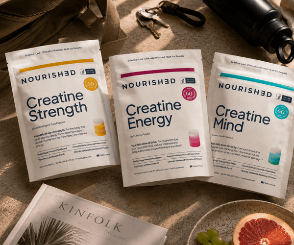 Nourished launches precision manufactured creatine range with three targeted gummy formulas