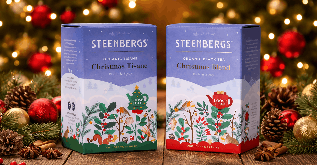 Steenbergs Gives Festive Tea Favourites A Christmas Makeover